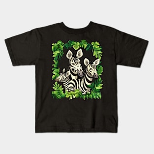 Zebra Lightning Zeal Kids T-Shirt